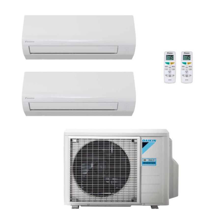 Aire Acondicionado 2x1 Daikin 2MXF40F1: 2MXF40A + CTXF25F + CTXF35F