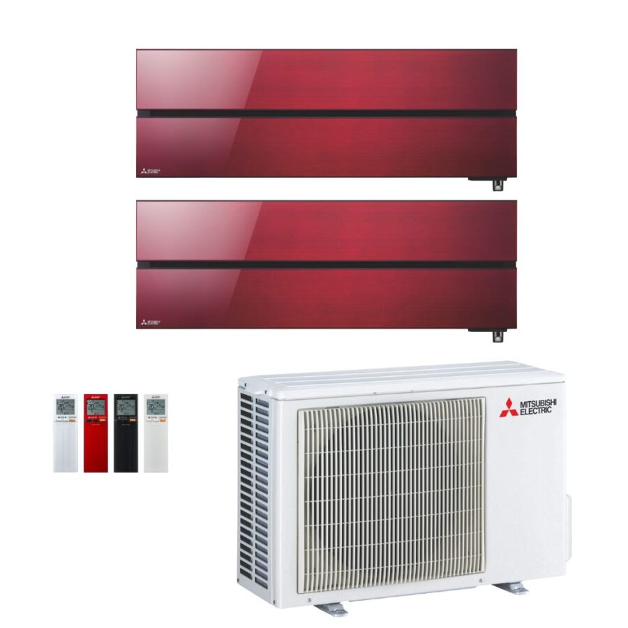 Aire Acondicionado Multi Split Pared 2x1 de Mitsubishi Electric MXZ-2F42VF + MSZ-LN18VGR + MSZ-LN35VGR