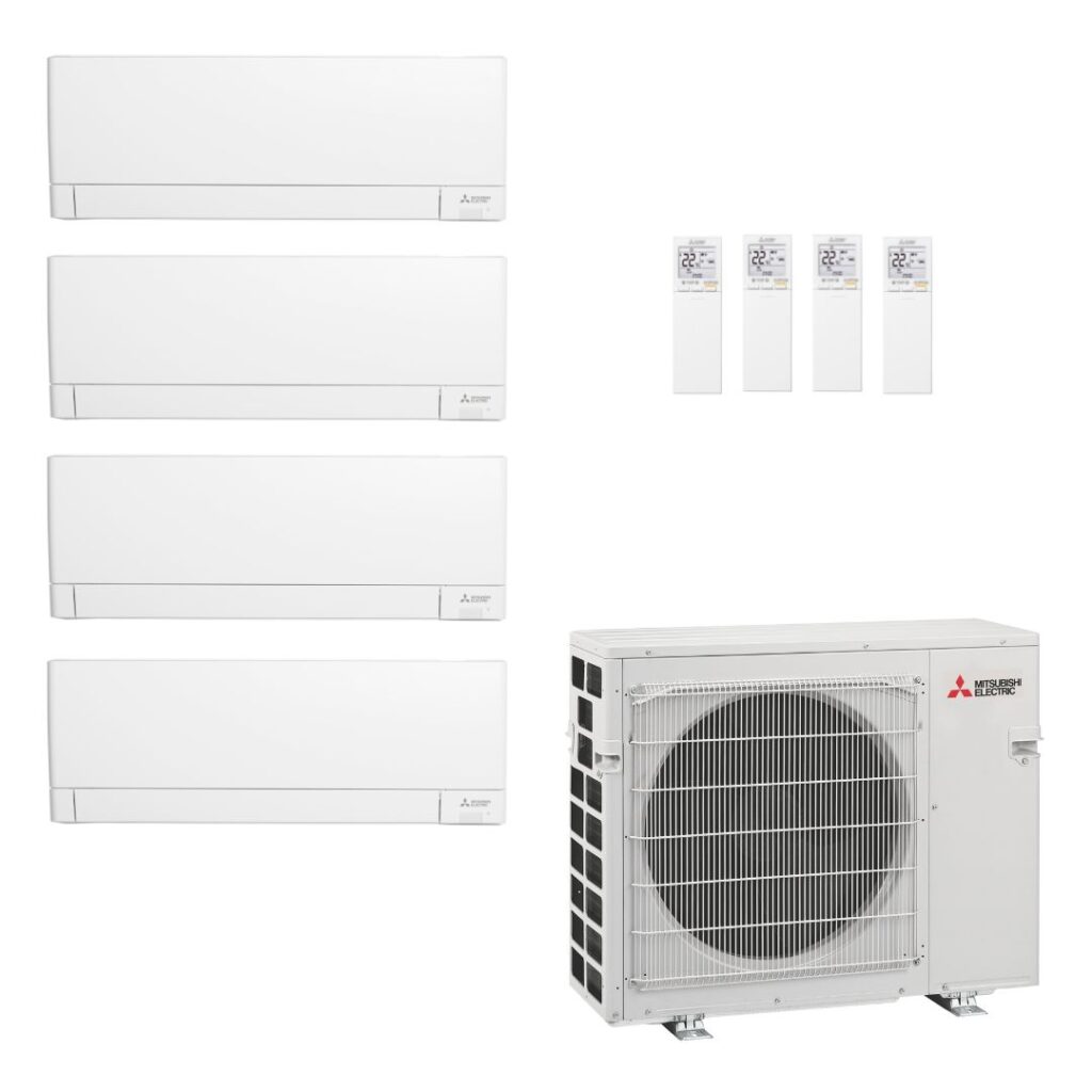 Aire Acondicionado Multi Split Pared 4×1 Mitsubishi Electric MXZ-5F102VF + MSZ-AY50VGK + MSZ-AY25VGK + MSZ-AY15VGK (2)