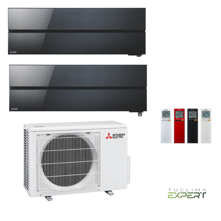 Aire Acondicionado Multi Split Pared 2x1 de Mitsubishi Electric, MXZ-2F53VF + MSZ-LN25VGB + MSZ-LN35VGB