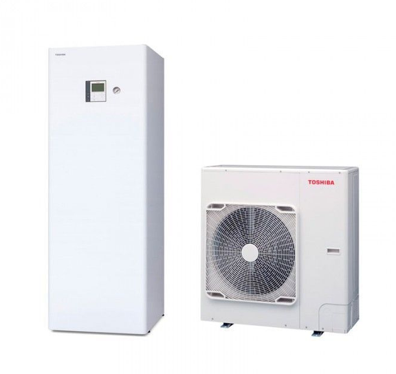 Aerotermia Toshiba ESTIA All In One ALFA 65: HWT-801HW-E + HWT-1102S21SM3W-E