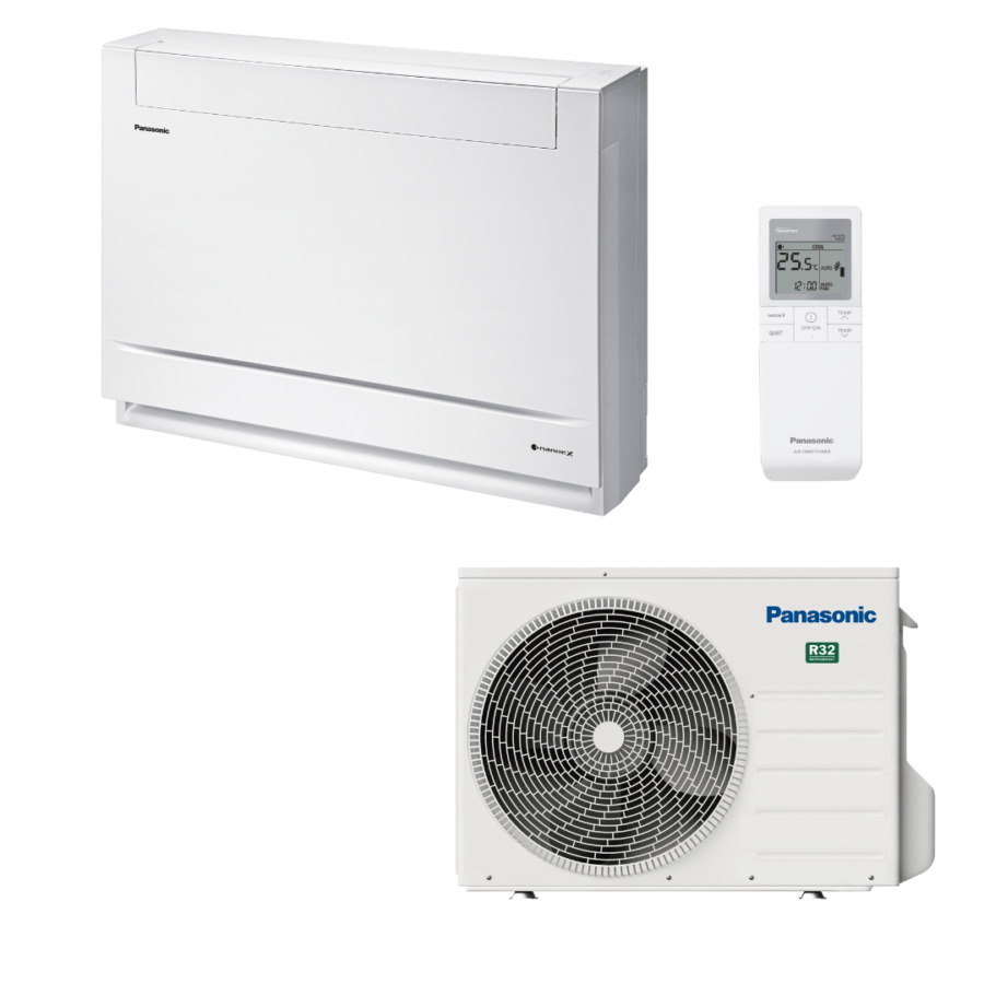 Aire Acondicionado Split Suelo 1x1 Panasonic KIT-Z35-UFE. Instalación incluida en Madrid