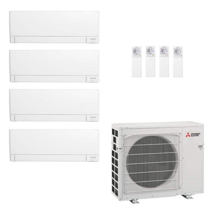Aire Acondicionado Multi Split Pared 4x1 de Mitsubishi Electric MXZ-4F83VF + MSZ-AY20VGK (3) + MSZ-AY42VGK