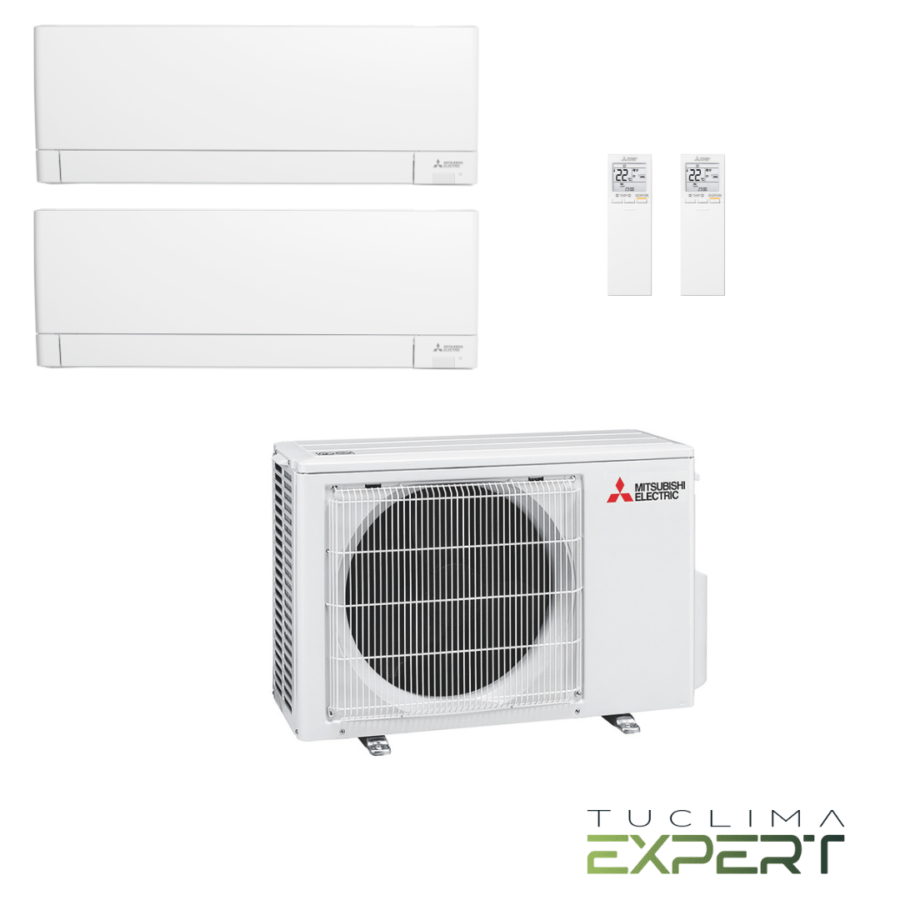 Aire Acondicionado Mitsubishi Electric 2x1 con instalación incluida en Madrid MXZ-2F42VF + MSZ-AY25VGK + MSZ-AY25VGK