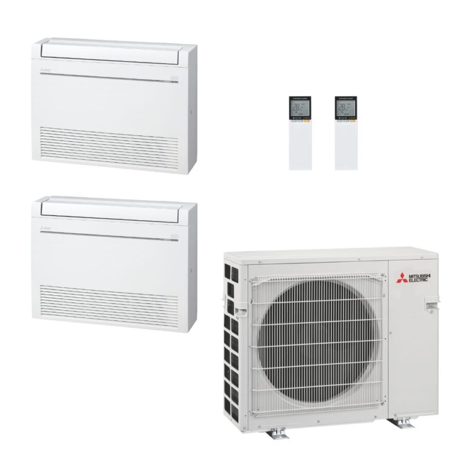 Aire Acondicionado Mitsubishi Electric 2x1 MXZ-2F42VF + MFZ-KT25VG + MFZ-KT25VG