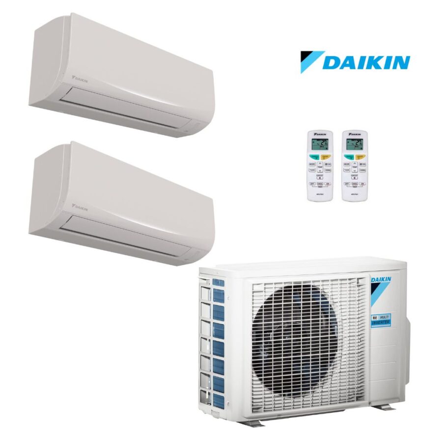 Aire Acondicionado 2x1 Daikin 2MXF40F1: 2MXF40A + CTXF25F + CTXF35F
