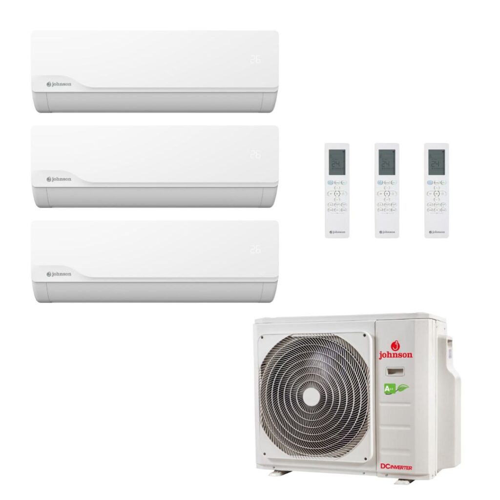 Aire Acondicionado 3x1 Johnson con instalación incluida en Madrid J3FM62V2 + DENALI25NT (2) + DENALI35NT