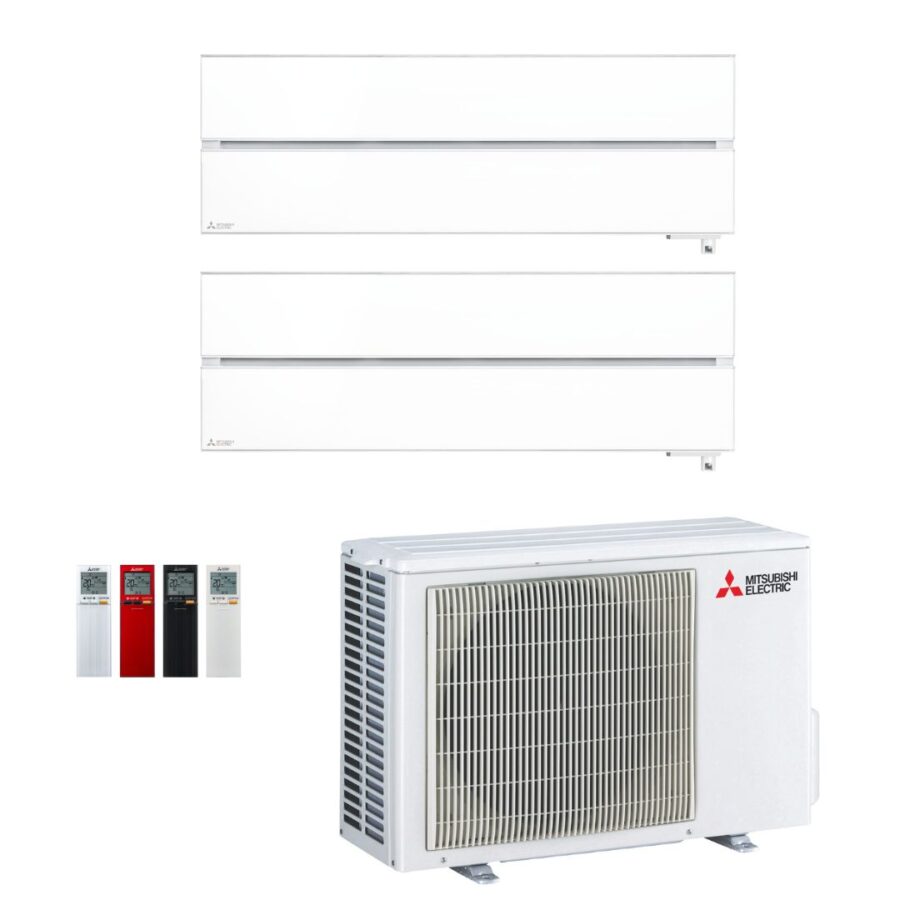 Aire Acondicionado Multi Split Pared 2x1 de Mitsubishi Electric, MXZ-2F53VF + MSZ-LN25VGW + MSZ-LN35VGW